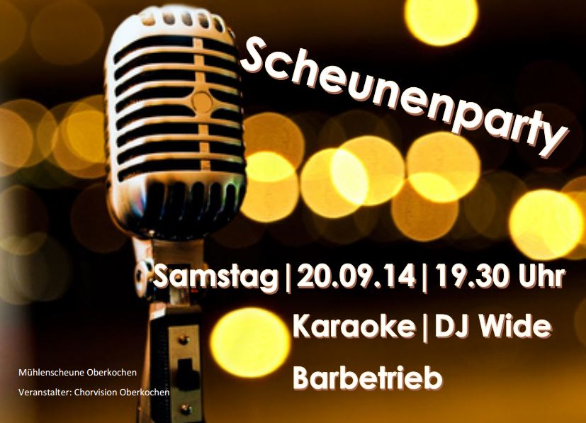Scheunenparty